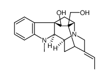 (+)-(2α,17S,19E)-19,20-didehydro-17-hydroxyajmalan-16-methanol结构式