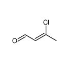 (Z)-3-chlorobut-2-en-1-al结构式