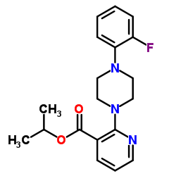 ISOPROPYL 2-[4-(2-FLUOROPHENYL)PIPERAZINO]NICOTINATE structure