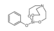 1-Phenoxy-1-sila-2,8,9-trioxa-5-azabicyclo[3.3.3]undecane Structure