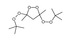 3,5-bis[(tert-butyl)dioxy]-3,5-dimethyl-1,2-dioxolane Structure