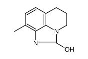 4H-Imidazo[4,5,1-ij]quinolin-2(1H)-one,5,6-dihydro-9-methyl-(9CI) structure