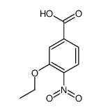 Benzoic acid, 3-ethoxy-4-nitro- (9CI) Structure