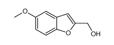 (5-Methoxy-1-benzofuran-2-yl)methanol结构式