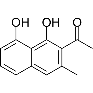 1-(1,8-二羟基-3-甲基萘-2-基)乙酮图片