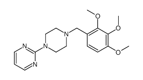 2-[4-[(2,3,4-trimethoxyphenyl)methyl]piperazin-1-yl]pyrimidine Structure