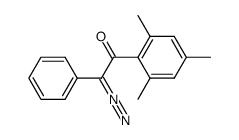 α-diazo-2,4,6-trimethyl-deoxybenzoin结构式