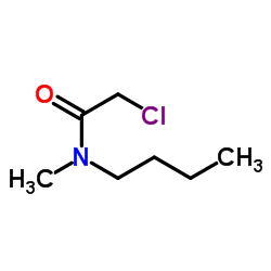 N-Butyl-2-chloro-N-methylacetamide结构式