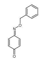 [1,4]benzoquinone-mono-(O-benzyl oxime )结构式