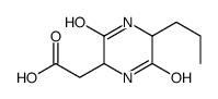 2-Piperazineacetic acid, 3,6-dioxo-5-propyl- (9CI) picture