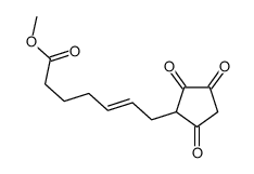 methyl 7-(2,3,5-trioxocyclopentyl)hept-5-enoate结构式