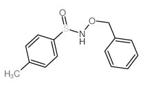 4-methyl-N-phenylmethoxy-benzenesulfinamide结构式
