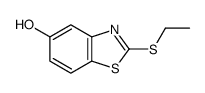 2-ethylsulfanyl-1,3-benzothiazol-5-ol结构式