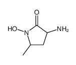 3-Amino-1-hydroxy-5-methyl-pyrrolidin-2-one Structure