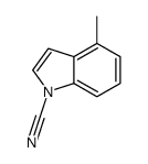 4-Methyl-1H-indole-1-carbonitrile结构式