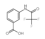 Benzoicacid, 3-[(2,2,2-trifluoroacetyl)amino]-结构式