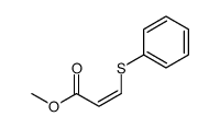 methyl 3-phenylsulfanylprop-2-enoate结构式