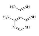 4,6-diaminopyrimidine-5-carboxamide结构式