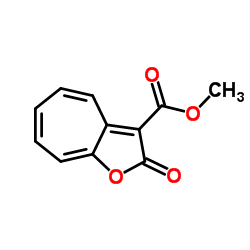 Methyl 2-oxo-2H-cyclohepta[b]furan-3-carboxylate Structure