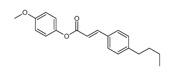 (4-methoxyphenyl) 3-(4-butylphenyl)prop-2-enoate结构式