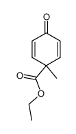 1-methyl-4-oxo-2,5-cyclohexadiene-1-carboxylic acid ethyl ester Structure