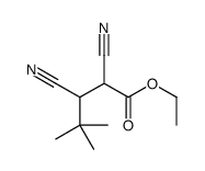 ethyl 2,3-dicyano-4,4-dimethylpentanoate Structure