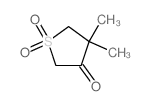 4,4-dimethyl-1,1-dioxo-thiolan-3-one Structure