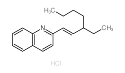 Quinoline,2-(3-ethyl-1-hepten-1-yl)-, hydrochloride (1:1) picture