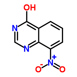 8-硝基-4-喹唑啉酮结构式