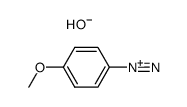 4-methoxy-benzenediazonium, hydroxide Structure