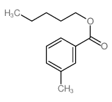 pentyl 3-methylbenzoate结构式