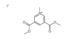 dimethyl 1-methylpyridin-1-ium-3,5-dicarboxylate,iodide结构式