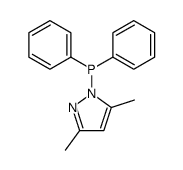 (3,5-dimethylpyrazol-1-yl)-diphenylphosphane结构式