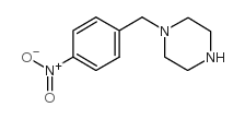 1-[(4-硝基苯基)甲基]哌嗪结构式