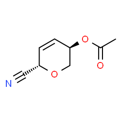 L-erythro-Hex-3-enononitrile, 2,6-anhydro-3,4-dideoxy-, 5-acetate (9CI)结构式