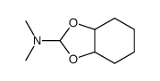 N,N-dimethyl-3a,4,5,6,7,7a-hexahydro-1,3-benzodioxol-2-amine结构式