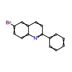 2-苯基-6-氯喹啉结构式
