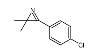 3-(4-chlorophenyl)-2,2-dimethylazirine结构式