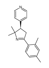 (4R)-2-(2,4-Dimethylphenyl)-5,5-dimethyl-4-(4-pyridyl)-1-pyrrolin Structure