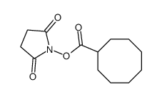 (2,5-dioxopyrrolidin-1-yl) cyclooctanecarboxylate结构式