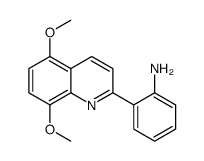 2-(5,8-dimethoxyquinolin-2-yl)aniline Structure