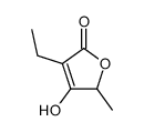 4-ethyl-3-hydroxy-2-methyl-2H-furan-5-one Structure