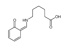 6-[(6-oxocyclohexa-2,4-dien-1-ylidene)methylamino]hexanoic acid Structure