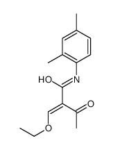 N-(2,4-dimethylphenyl)-2-(ethoxymethylidene)-3-oxobutanamide结构式