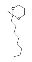 2-methyl-2-octyl-1,3-dioxane Structure