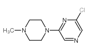 2-Chloro-6-(4-methylpiperazin-1-yl)pyrazine Structure