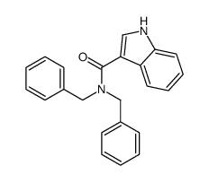 N,N-dibenzyl-1H-indole-3-carboxamide Structure