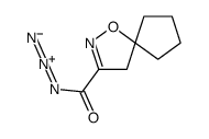 1-oxa-2-azaspiro[4.4]non-2-ene-3-carbonyl azide结构式