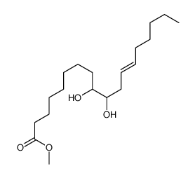 methyl 9,10-dihydroxyoctadec-12-enoate Structure