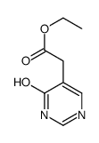 2-(6-oxo-1H-pyrimidin-5-yl)acetic acid ethyl ester Structure